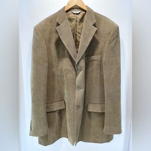 Pronto Uomo Sport Coat Mens 50L Corduroy Blazer Suit Jacket Coat‎ Big & Tall EUC